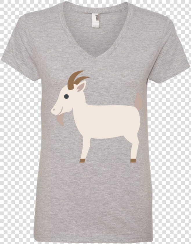 Goat Emoji Ladies   Fan Shirts For Volleyball  HD Png DownloadTransparent PNG