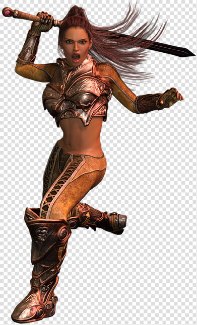 Woman Fighter Amazone   Fantasy Woman Fighter  HD Png DownloadTransparent PNG