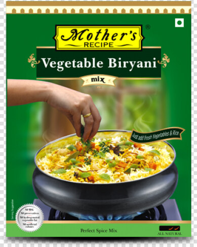 Mother S Recipe Vegetable Biryani   Mother  39 s Recipe Biryani Paste  HD Png DownloadTransparent PNG