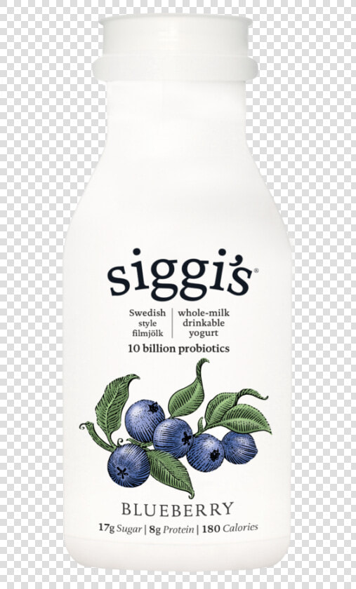 Blueberry 8oz Drinkable   Siggi  39 s Vanilla Cinnamon Yogurt  HD Png DownloadTransparent PNG