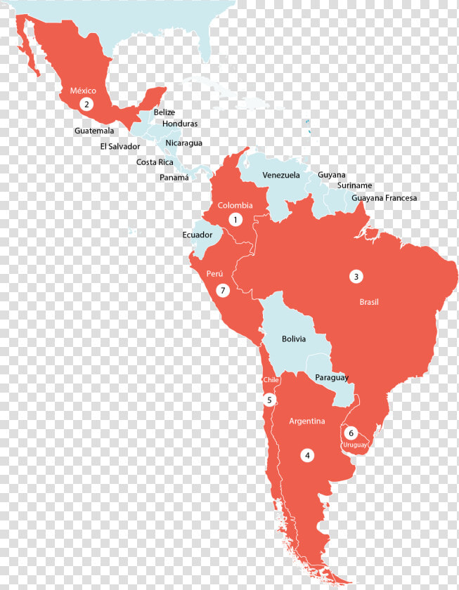 South America Called Latin America  HD Png DownloadTransparent PNG