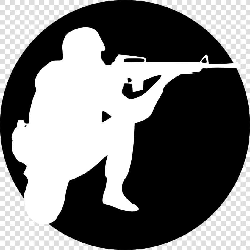 Soldier Aiming Weapon Free Photo   Soldier In A Circle  HD Png DownloadTransparent PNG