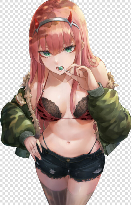 Zero Two Deviantart  Арт  Рисунок  Anime Art  Zero   Anime  HD Png DownloadTransparent PNG