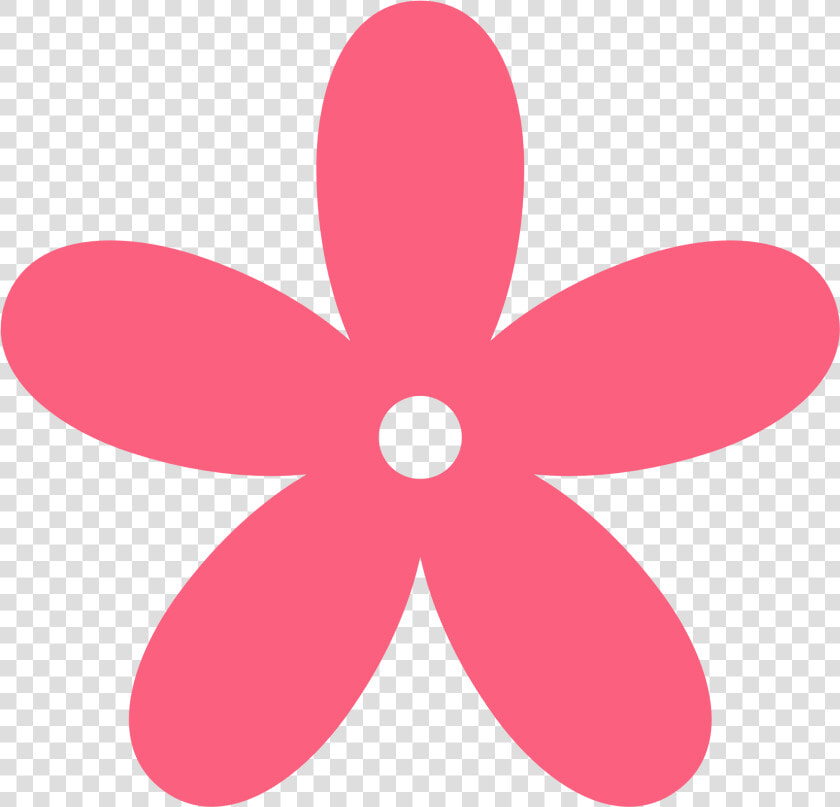 Flowers Hot Pink Flower Clipart Free Clipart Images   Flower Clipart Png  Transparent PngTransparent PNG