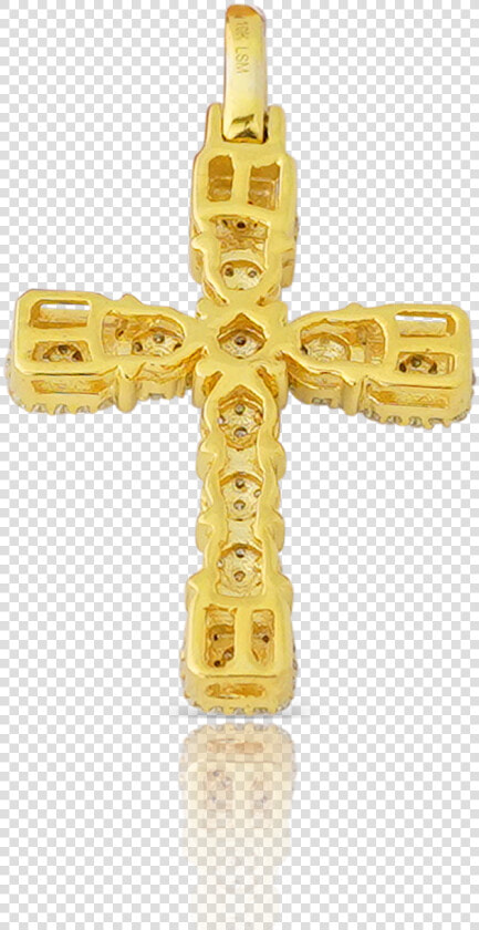 10k Yellow Gold Cross Pendant   Leondre Devries Young  HD Png DownloadTransparent PNG