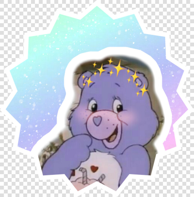 Incon Care Bear 💙🌈 Icon Carebear Loveli Cute Criative   Care Bears Cartoon Purple  HD Png DownloadTransparent PNG