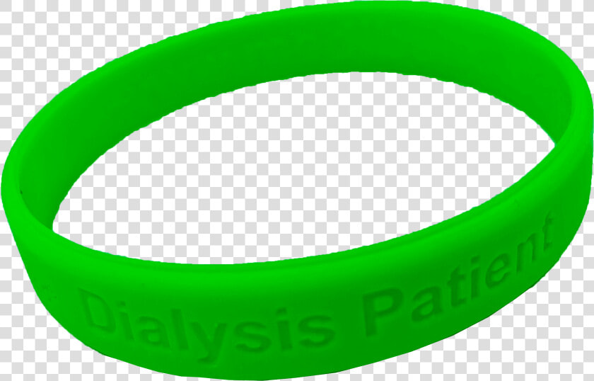 Green Dialysis Alert Wristband   Bangle  HD Png DownloadTransparent PNG