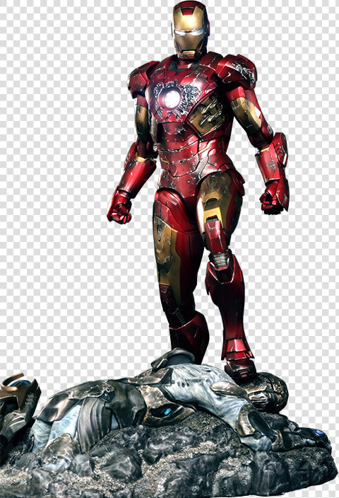 Transparent Damaged Png   Best Pose Hot Toys Iron Man  Png DownloadTransparent PNG