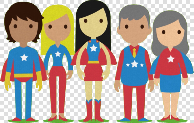 Superheros   Cartoon  HD Png DownloadTransparent PNG