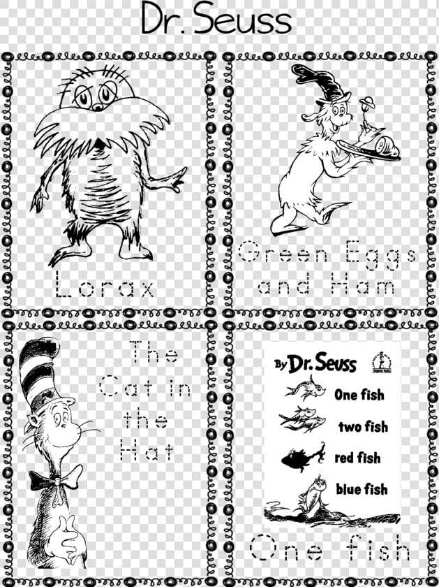 Dr Seuss Worksheets For Kindergarten  HD Png DownloadTransparent PNG