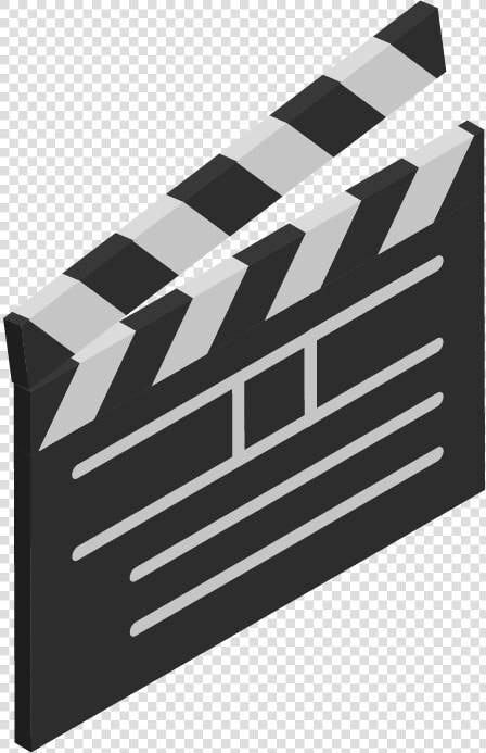 Clapperboard Isometric  HD Png DownloadTransparent PNG