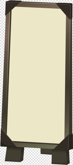 Vector Illustration Of Brown Mansized Mirror   Mirror  HD Png DownloadTransparent PNG