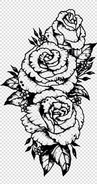 Forearm Rose Tattoo Drawing  HD Png DownloadTransparent PNG