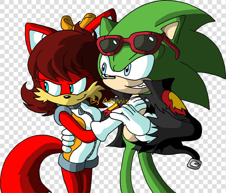 Scourge And Fiona   Scourge The Hedgehog And Fiona  HD Png DownloadTransparent PNG