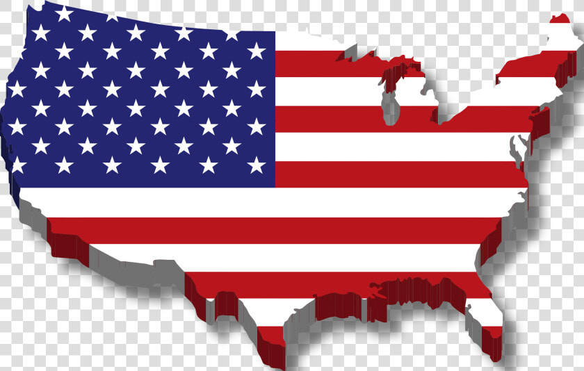 America Map W Drop   Usa Map America Flag  HD Png DownloadTransparent PNG