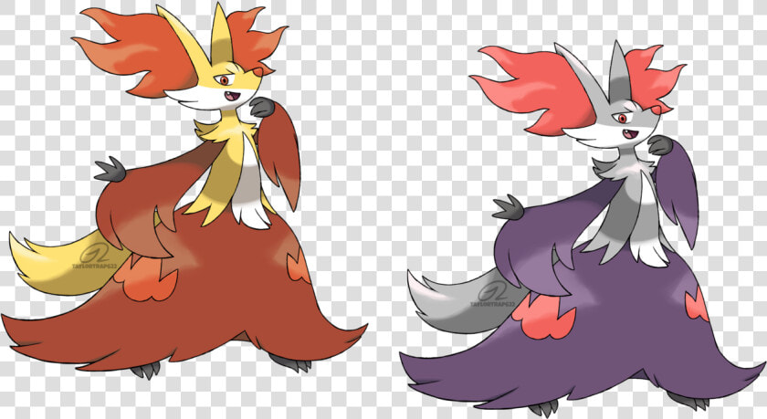 Pokemon Fan Art   Fennekin Delphox  HD Png DownloadTransparent PNG