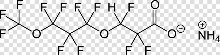 Adona 2d Skeletal   Perfluorododecanoic Acid Chemical Structure  HD Png DownloadTransparent PNG