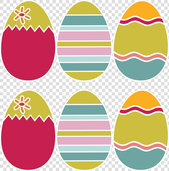 Easter Eggs Clipart Printable   Coloured Easter Egg Template  HD Png DownloadTransparent PNG