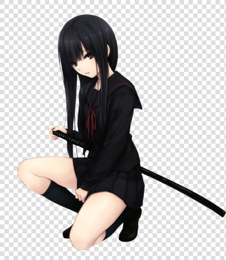 Cartoon Girl Body Png   Anime Girl Sitting Down  Transparent PngTransparent PNG