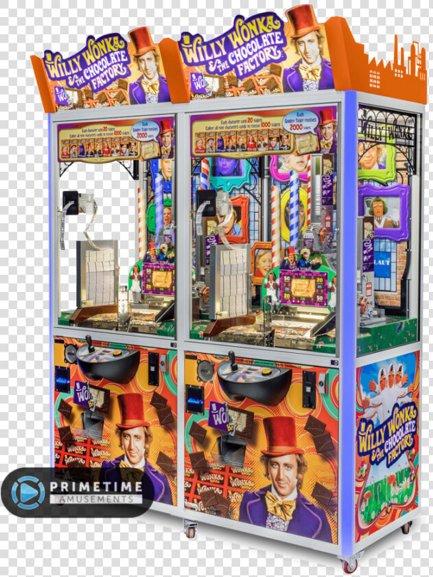 Willy Wonka  amp  The Chocolate Factory By Elaut Usa   Willy Wonka Coin Pusher Game  HD Png DownloadTransparent PNG