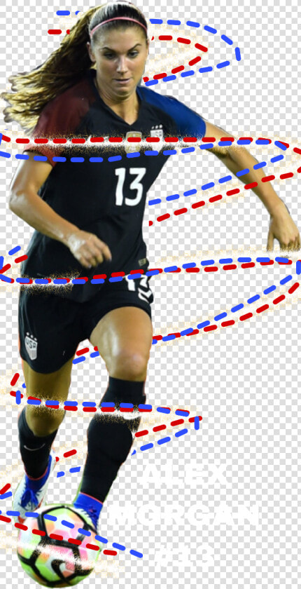  soccer  alexmorgan  freetoedit   Athlete  HD Png DownloadTransparent PNG