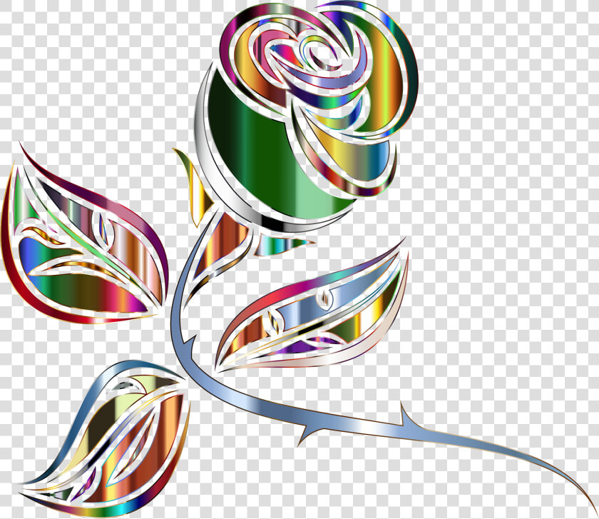 Stylized Rose Extended 10 Minus Background Clip Arts   Clip Art  HD Png DownloadTransparent PNG