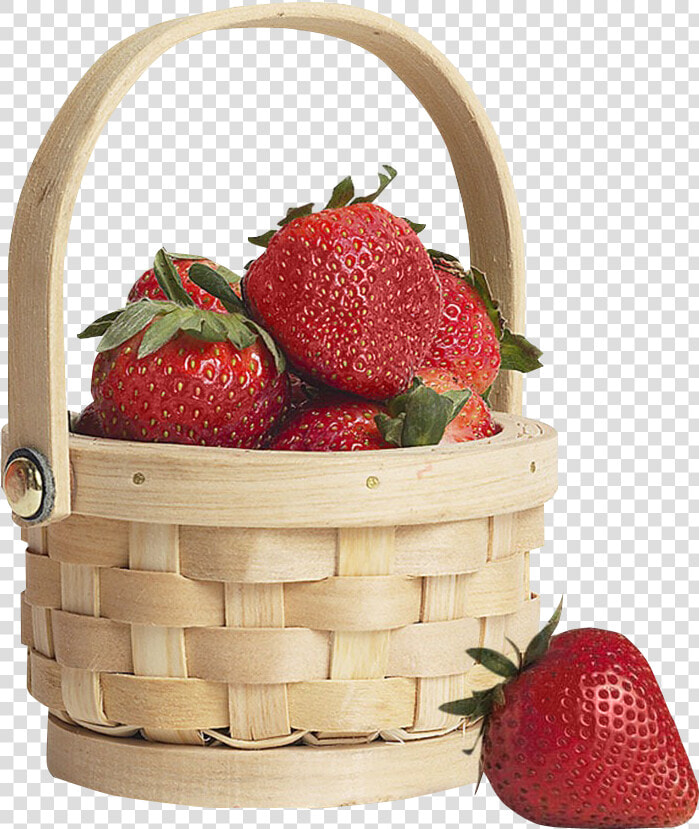 Strawberry In Basket Png Image   Strawberry Basket Png  Transparent PngTransparent PNG