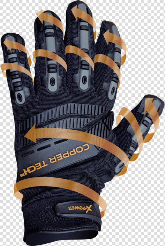 Copper Infused Workman mechanic Gloves   Inline Skating  HD Png DownloadTransparent PNG