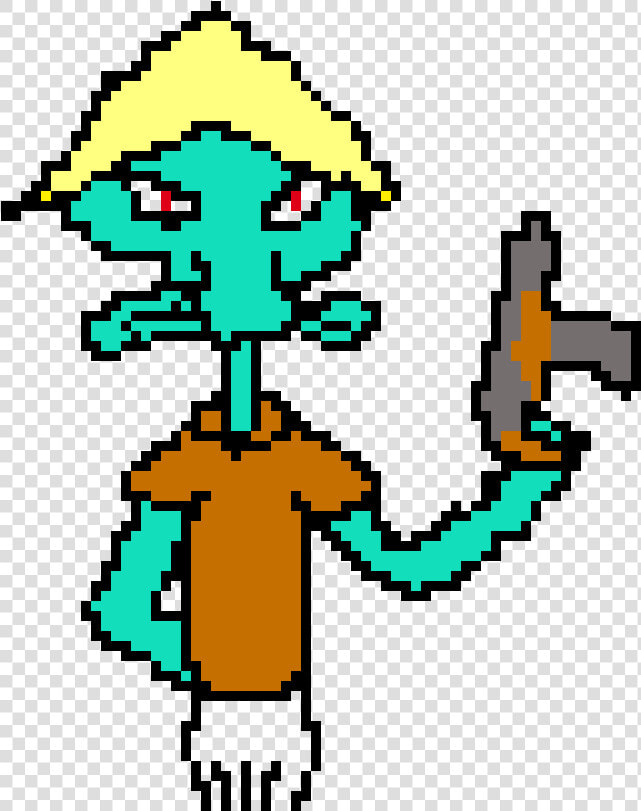 Veitnamen Farmer Squidward   Squidward Farmer  HD Png DownloadTransparent PNG