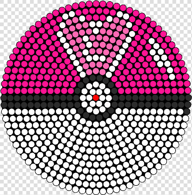 The Work Of Astra   Master Ball Perler Beads  HD Png DownloadTransparent PNG