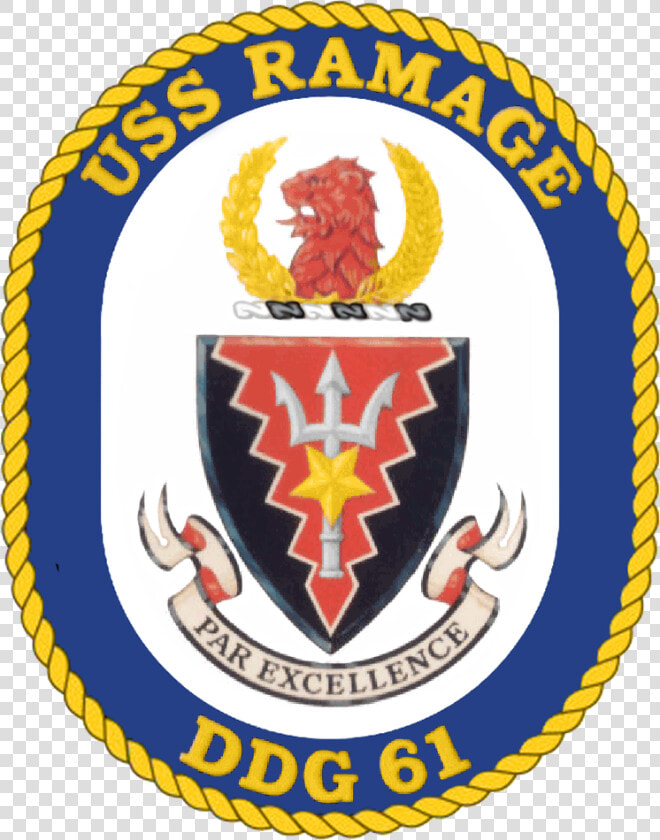 Uss Ramage Crest  HD Png DownloadTransparent PNG