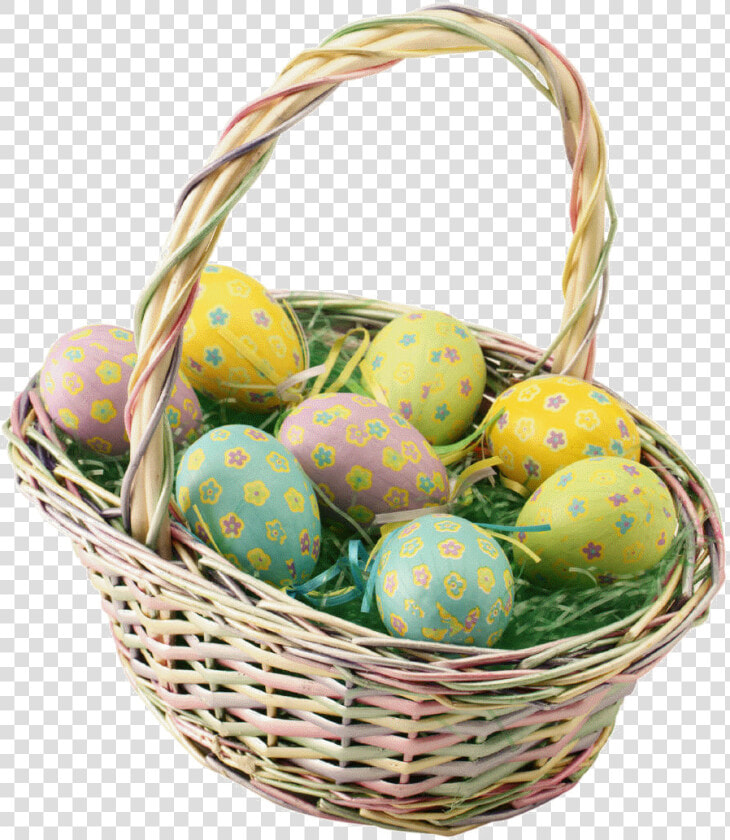 Easter Basket Png Pic   Easter Egg Basket Png  Transparent PngTransparent PNG