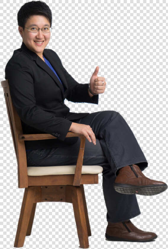 Person Sitting In Chair Png  maresa Ng On Chair   Maresa Ng  Transparent PngTransparent PNG