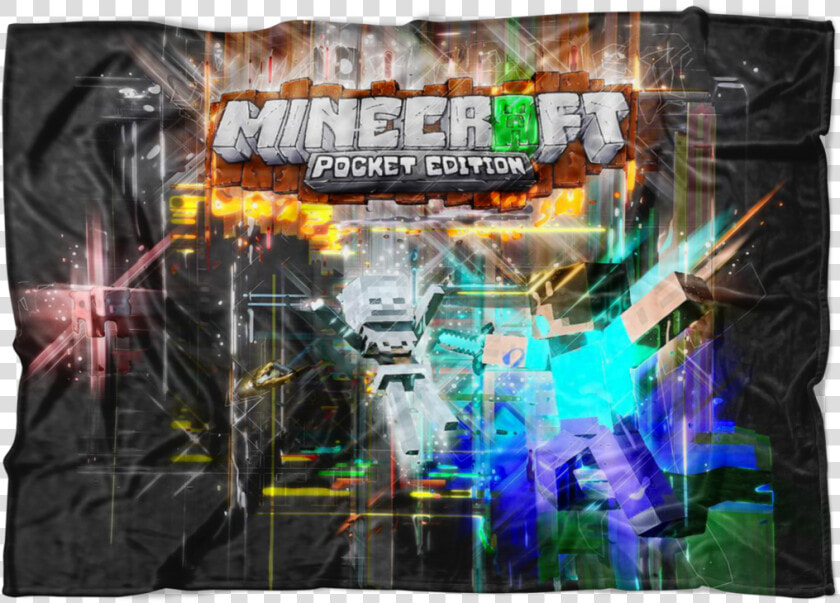 Minecraft Fleece Blanket Abstract Colorful Blanket   Graphic Design  HD Png DownloadTransparent PNG