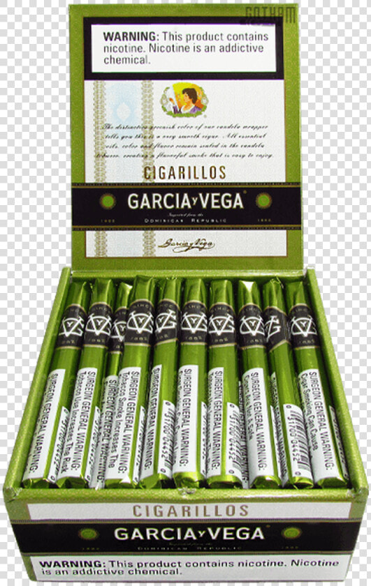 Garcia Y Vega Cigarillo Open Box   Garcia Vega Cigarillos Box  HD Png DownloadTransparent PNG