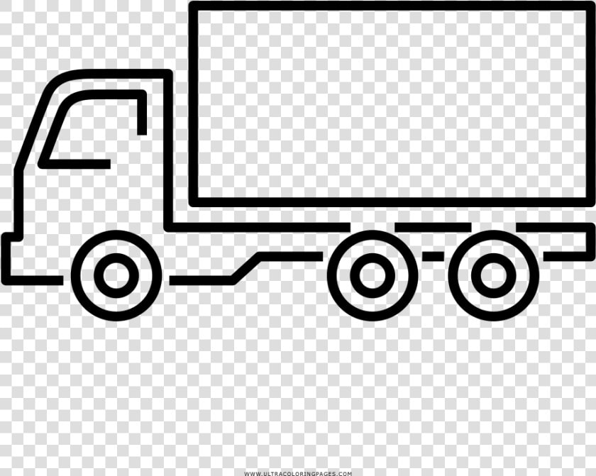 Truck Coloring Page   Gambar Mobil Truk Mewarnai  HD Png DownloadTransparent PNG