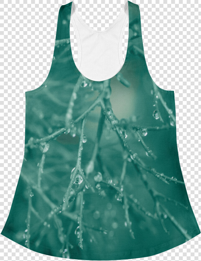 Emerald Green Mist Racerback Tank   Active Tank  HD Png DownloadTransparent PNG