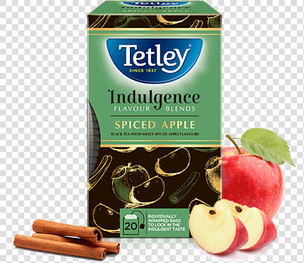 Tetley Spiced Apple Flavoured Black Tea   Cookies And Cream Tea  HD Png DownloadTransparent PNG