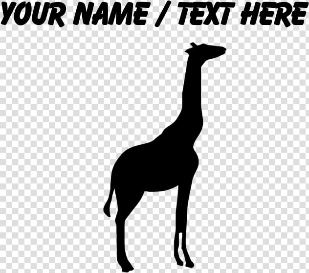 Transparent Giraffe Silhouette Png   Giraffe  Png DownloadTransparent PNG