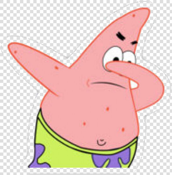 Patrick Star Squidward Tentacles Spongebob Squarepants   Patrick Dabbing  HD Png DownloadTransparent PNG