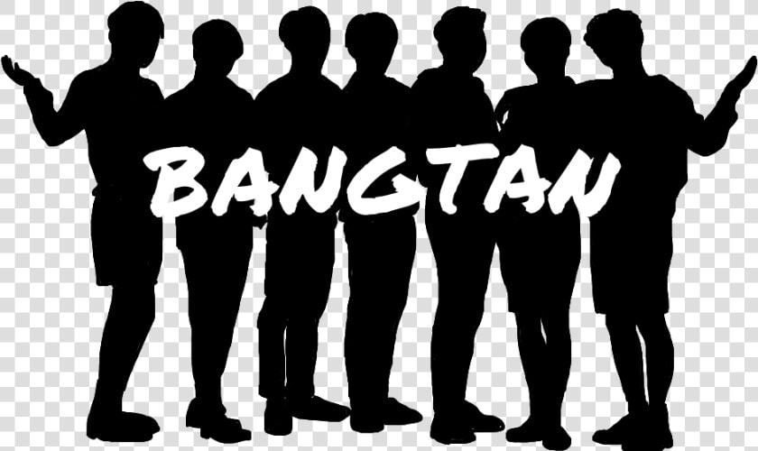 Bangtan Silhoette   Bts Siluetas  HD Png DownloadTransparent PNG