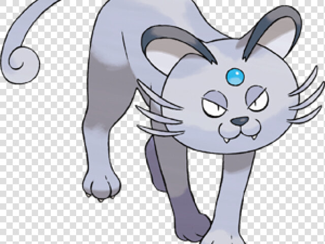 Transparent Scared Cat Clipart   Pokemon Alola Forms Persian  HD Png DownloadTransparent PNG