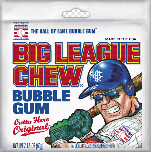 Transparent Lollipop Chewing Gum Inside   Big League Chew  HD Png DownloadTransparent PNG