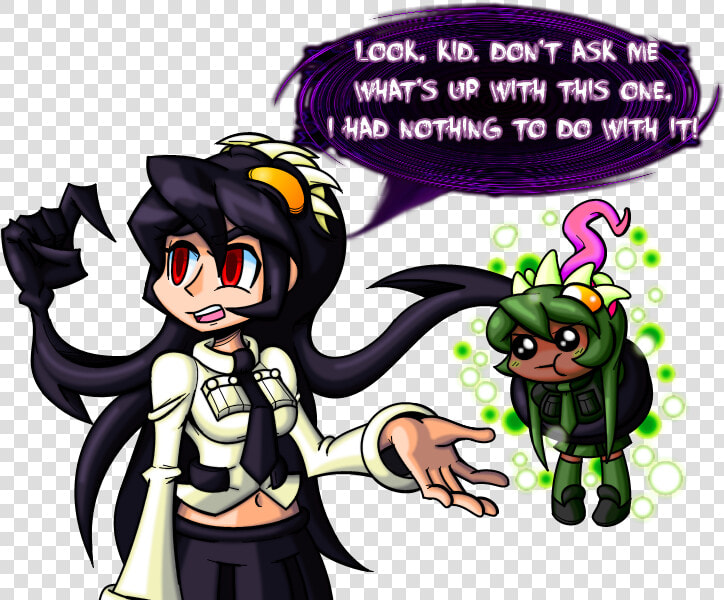 Dont Ask Me What S Up Wth  Thrs One  Had Nothing To   Skullgirls Filia X Fukua  HD Png DownloadTransparent PNG