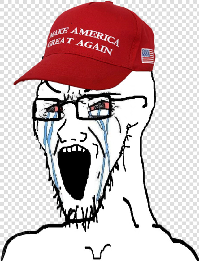 Make America Great Again White Clothing Cap Head Cartoon  HD Png DownloadTransparent PNG