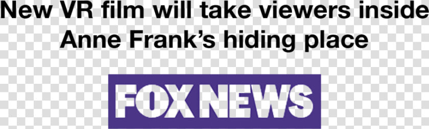 Annefrankvr Press V001 Foxnews   Spotless Group  HD Png DownloadTransparent PNG