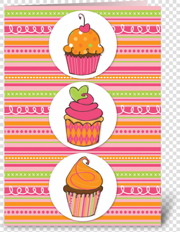 Cupcake Birthday Greeting Card   Kuchen  HD Png DownloadTransparent PNG