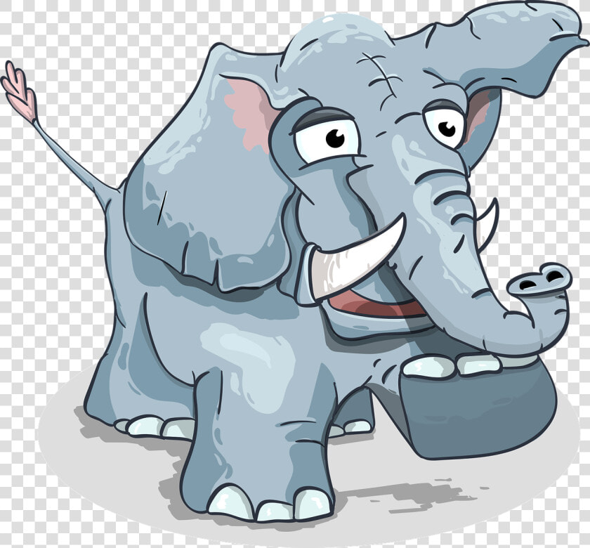 Elephant  Cartoon  Steps  Baby Elephant  Funny  Animal   Animales Que Caminan Dibujo  HD Png DownloadTransparent PNG