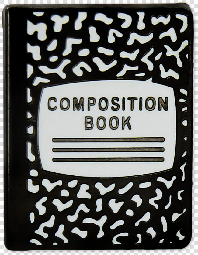 Composition Notebook Enamel Pin   Label  HD Png DownloadTransparent PNG