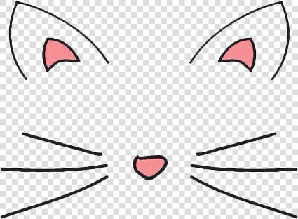 Whiskers Kitten Domestic Short haired Cat Mask   Cat Ears Png  Transparent PngTransparent PNG